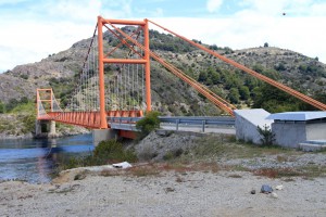 Brücke südlich Lago Gral Carrera, Chile
