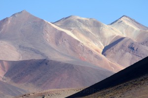  Berglandschaft, Ruta 23, Richtung Grenzübergang Paso Sico, Region de Antofagasta, Atacamawüste, Chile
